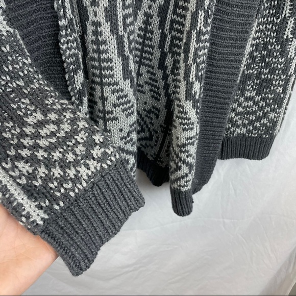 Talbots Wool Blend Metallic Boho Sweater Cardigan - Picture 4 of 12